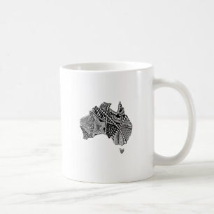 Mug Australie Carte Doodle