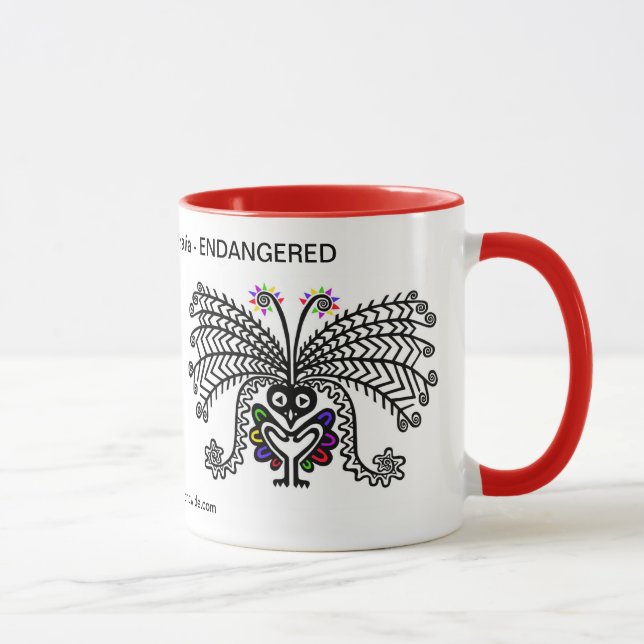 Mug Australie - Lyre BIRD - Conservation - Ecologie (Droite)