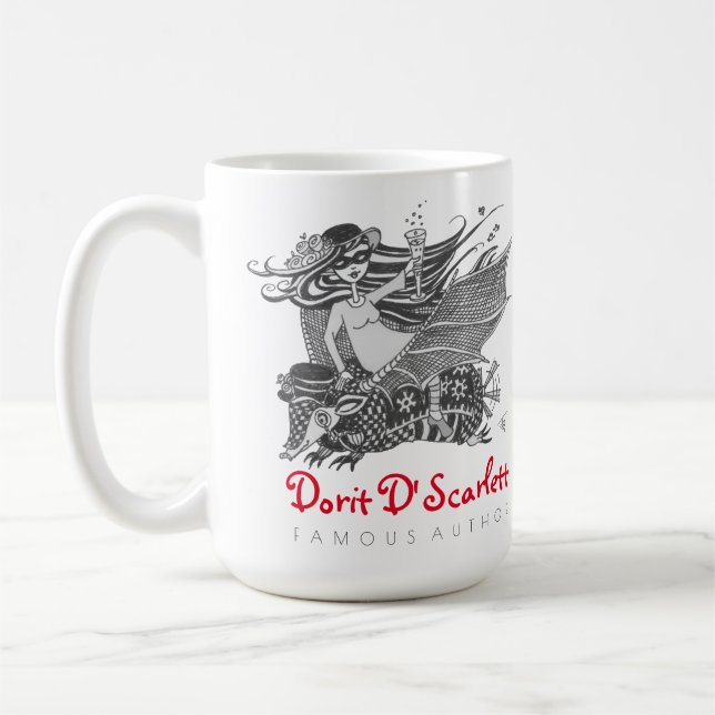 Mug Auteur célèbre de Dorit De Scarlett (Gauche)
