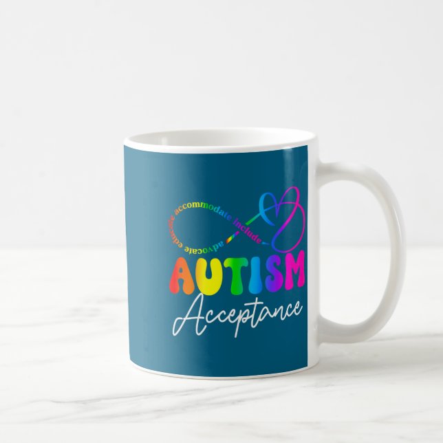 Mug Autism Awareness Acceptance Infinity Symbol Advoca (Droite)