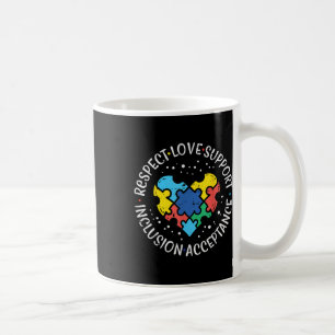 Mug Autisme Respect Amour Inclusion Acceptation Sensib