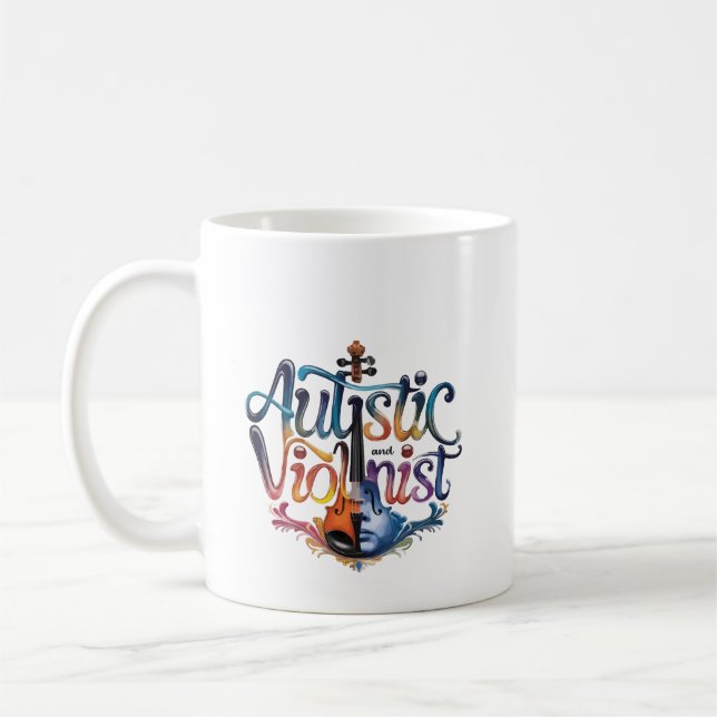 Mug Autistic and violinist (Gauche)