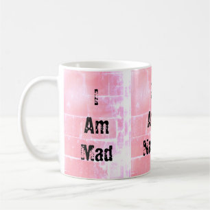 Mug Auto-Expression Texte Rustique Rose Arrière - plan