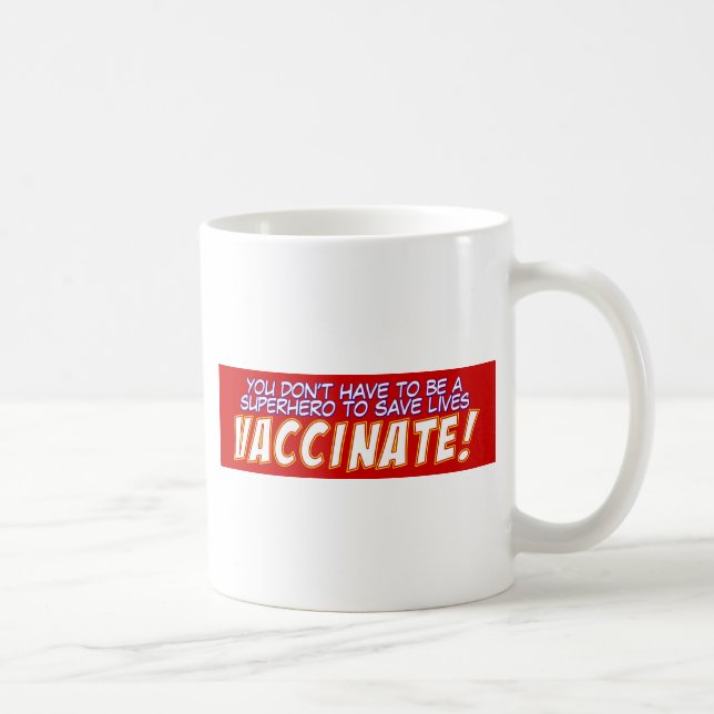 Mug Autocollant de Pro-Vaccin - vaccins - Pro-VAX (Droite)