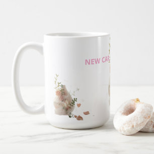 Mug Autocollant drôle – NOUVELLE VOITURE, MOI-MÊME