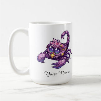 Mug Autocollant personnalisé Scorpion Céleste Zodiaque