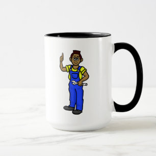 Mug automatique noir ou afro-américain + nom