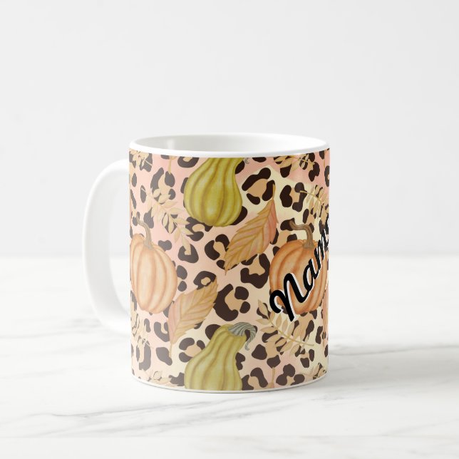 Mug Automne Conception thématique et Motif Empreinte d (Devant gauche)