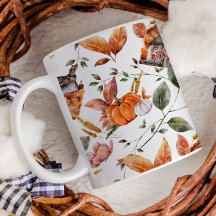 Automne Cottage Ferme Thanksgiving Floral Citrouil