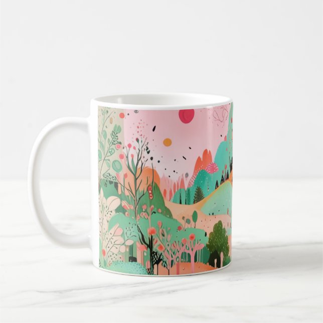 Mug Automne en Corée (Gauche)