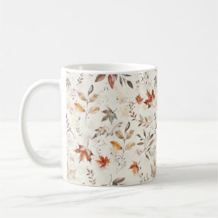 Mug Automne esthétique Jolie automne Feuilles Motif