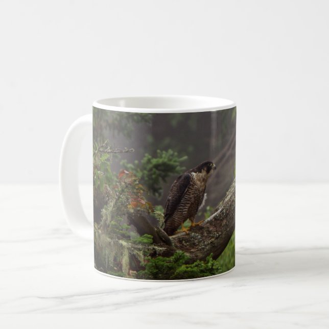 Mug Automne - Faucon pèlerin (Devant gauche)