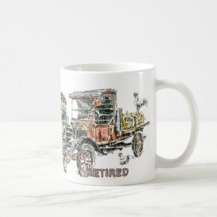 Mug Automobile : Véhicules délabrés
