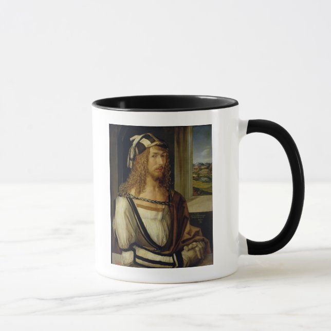 Mug Autoportrait avec des gants, 1498 (Droite)
