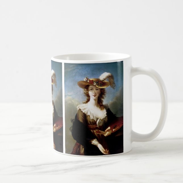Mug Autoportrait de ~ d'Elizabeth Vigee-Le Brun (Droite)