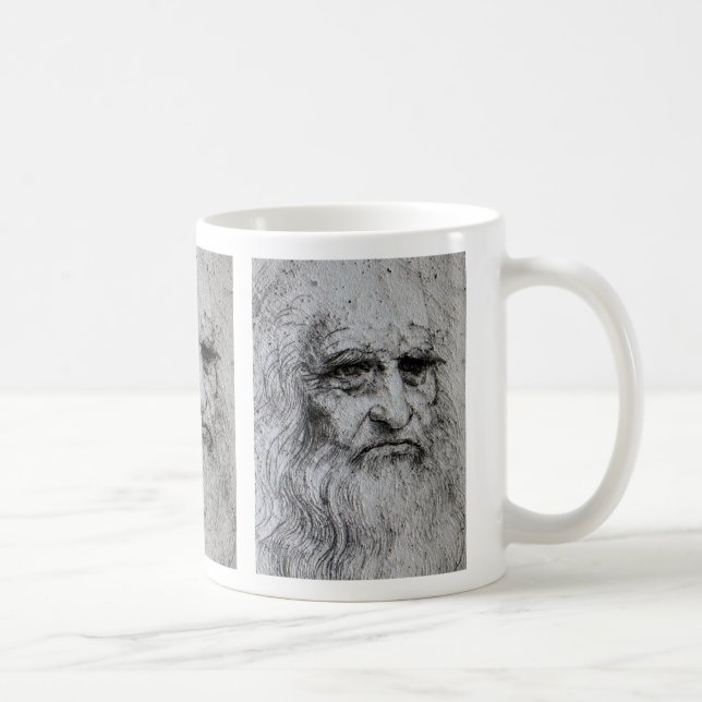 Mug Autoportrait de Leonardo da Vinci (Droite)