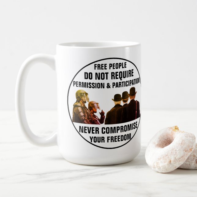 Mug Autorisation et participation (Avec donut)