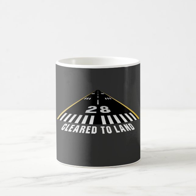 Mug Autorisé À Atterrir Une Piste (Centre)