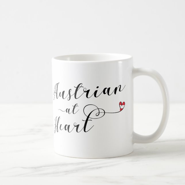 Mug Autriche Au Coeur De La Mug, Autriche (Droite)