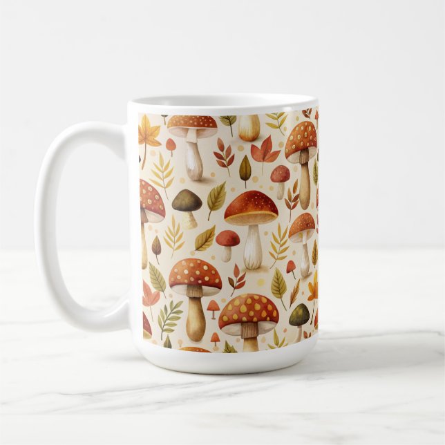 Mug Autumn Mushrooms (Gauche)
