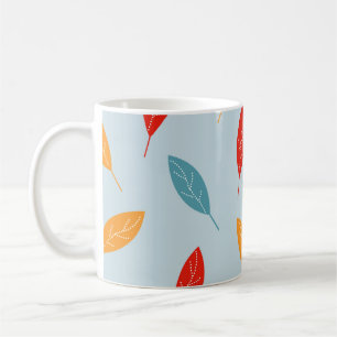 Mug aux feuilles colorés