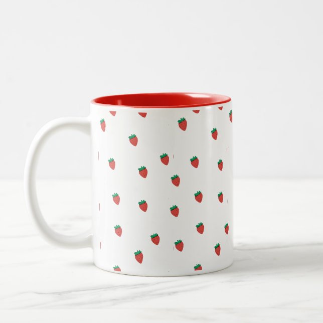 Mug aux fraises (Gauche)