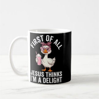 Mug Avant tout Jésus pense que je suis un délice Desig