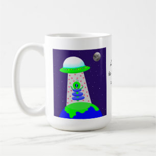 Mug avec alien "Love you to the moon" par Jo Image