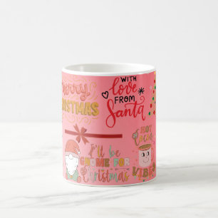 Mug avec amour de père noël, joyeux noël