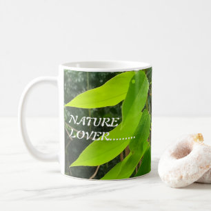 Mug avec belle capture de plantes