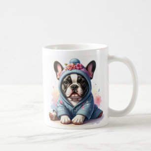 Mug avec chiot Bouledogue Français mignon