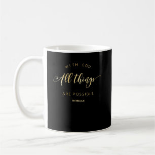 Mug Avec Dieu toutes les choses sont 19h26 possible de
