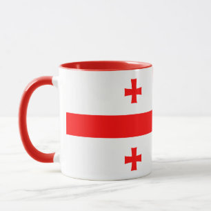 Mug avec drapeau de Géorgie