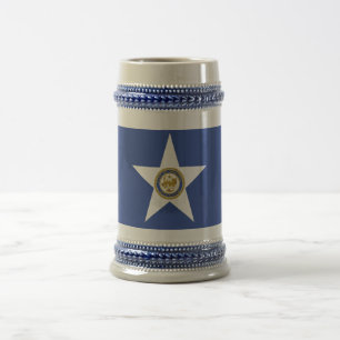 Mug avec Drapeau de Houston City, Texas, USA