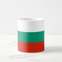 Mug avec drapeau de la Bulgarie