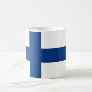 Mug avec drapeau de la Finlande