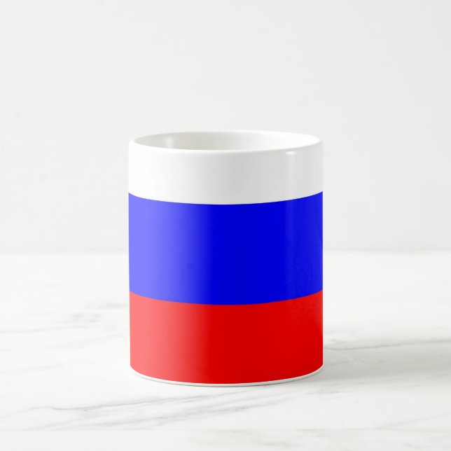 Mug avec drapeau de la Russie (Centre)