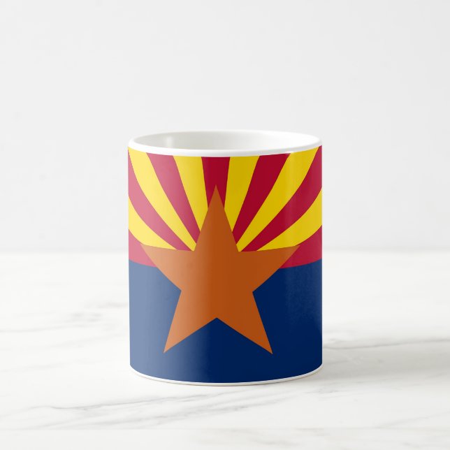 Mug avec Drapeau de l'Arizona Etat - USA (Centre)