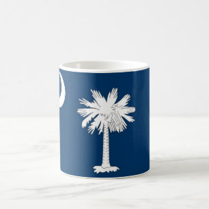 Mug avec drapeau de l'Etat de Caroline du Sud - US