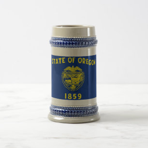 Mug avec drapeau de l'Etat de l'Oregon -USA