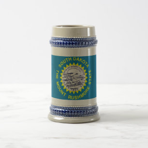 Mug avec drapeau de l'Etat du Dakota du Sud -USA