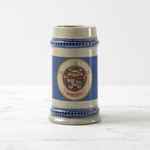 Mug avec drapeau de l'état du Minnesota -USA