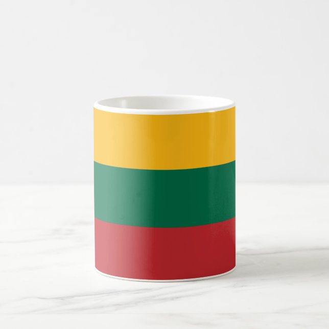 Mug avec drapeau de Lituanie (Centre)