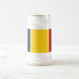 Mug avec drapeau de Roumanie