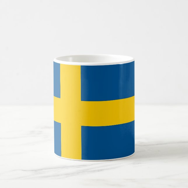 Mug avec Drapeau de Suède (Centre)