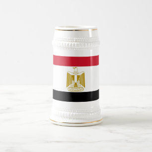 Mug avec drapeau d'Egypte