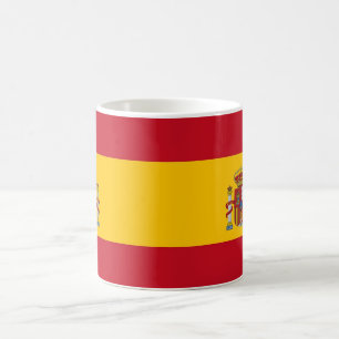 Mug avec drapeau d'Espagne