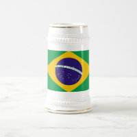 Mug avec drapeau du Brésil