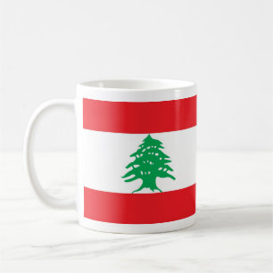 Mug avec drapeau du Liban