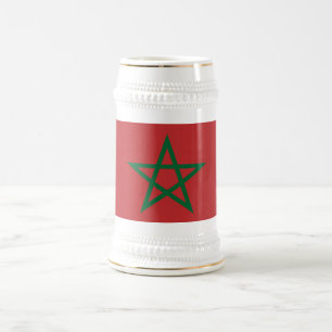 Mug avec drapeau du Maroc